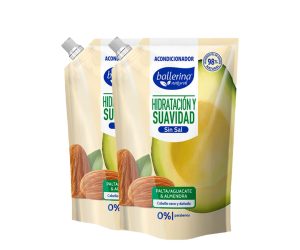 Acondicionador Hidratación y suavidad s/sal Ballerina x 1000mL